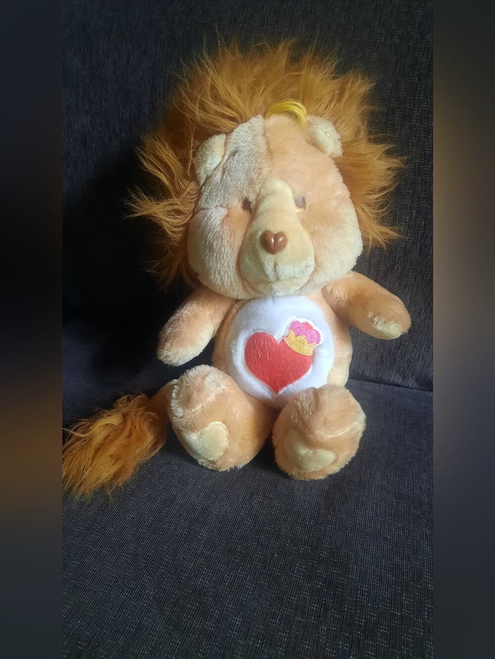 Vintage Care Bears Cousins Brave Heart Lion Plush Kenner 1984